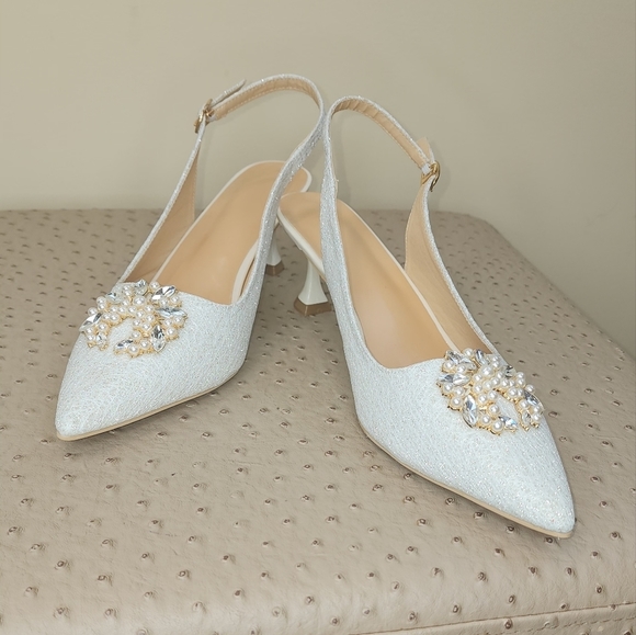 𝅺Asos bridal pump sandals - Picture 2 of 9